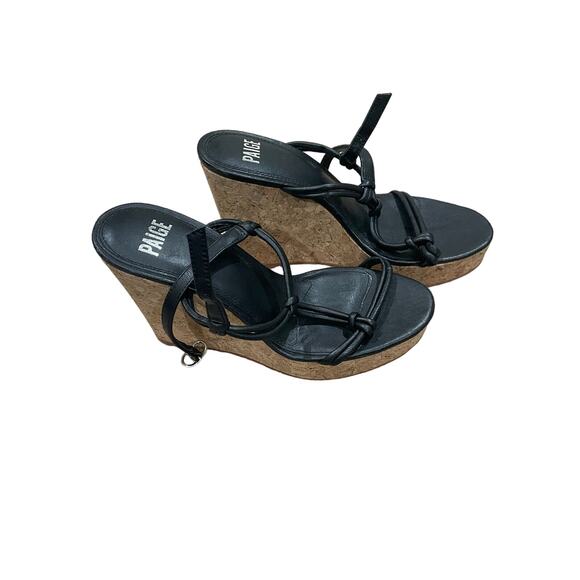 PAIGE Taylor Platform Wedge Sandal Size 9.5 NWOB - Picture 5 of 8